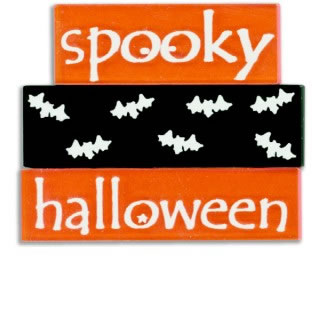 Heidi Grace - halloween words  (sold in 3's)